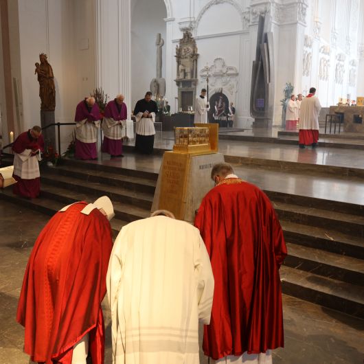 Mit einem feierlichen Pontifikalgottesdienst im Würzburger Kiliansdom ist am Sonntag, 5. Juli, die Kiliani-Wallfahrtswoche 2020  eröffnet worden.